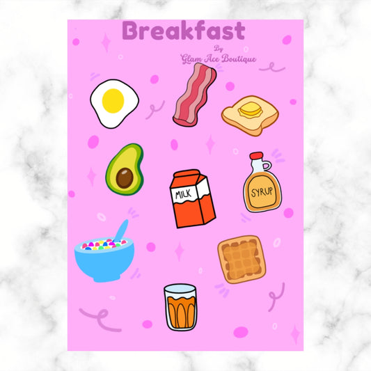 Breakfast Sticker Sheet